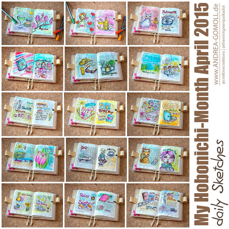 Hobonichi Planner Sketchbook Flip Through