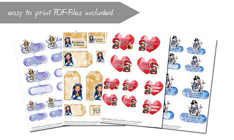 Whimsical Holiday Digi Pack by Andrea Gomoll