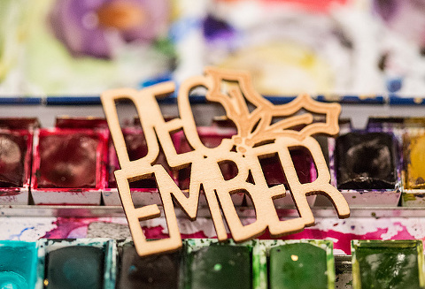 December Daily Artjournal Inspiration Supplies