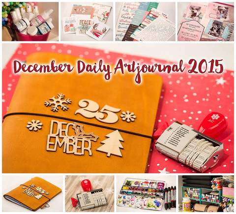 December Daily Artjournal Inspiration Andrea Gomoll