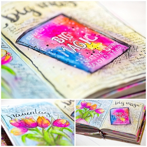 DIY HoboDori-Hobonichi Midori Travelers Notebook Style Planner crossover-Artjournal and daily Sketchbook