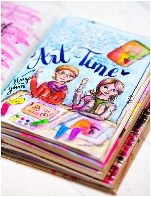 DIY HoboDori-Hobonichi Midori Travelers Notebook Style Planner crossover-Artjournal and daily Sketchbook