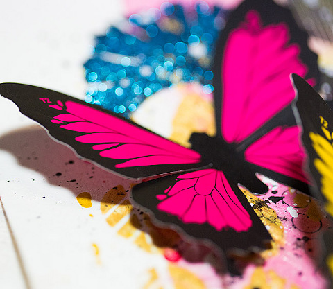 Mixed Media Artjournal Page how to Tutorial free