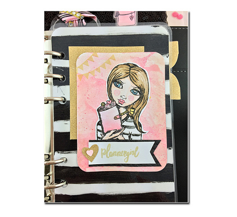 Plannergirl Clearstamps-Stamps to pimp and embellish your Planners-perfect match for your Filofax, Color Crush Planner, KikkiK, Midori Travelers Notebook, Erin Condren Life Planner etc.