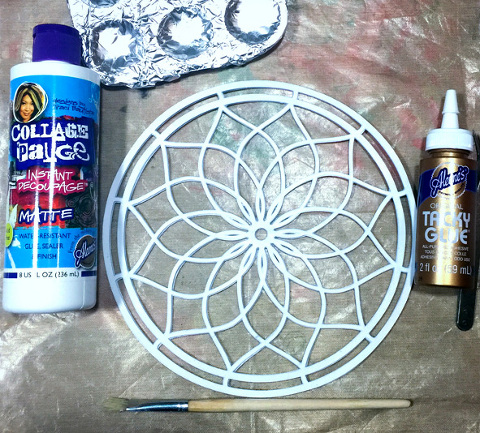 How to . . . make your own Dreamcatcher using Cre8tive Cre8tions Wild Soul Clearstamps . . .