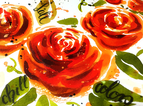 Autumn Artjournal Page-Video Tutorial