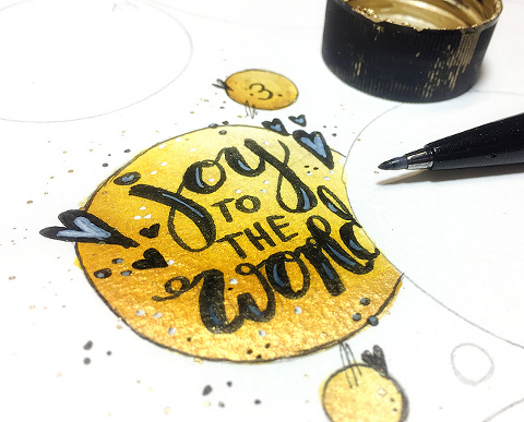 ArtsyAdventCalendar-December Daily Art by Andrea Gomoll