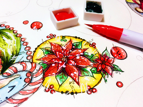 ArtsyAdventCalendar-December Daily Art by Andrea Gomoll