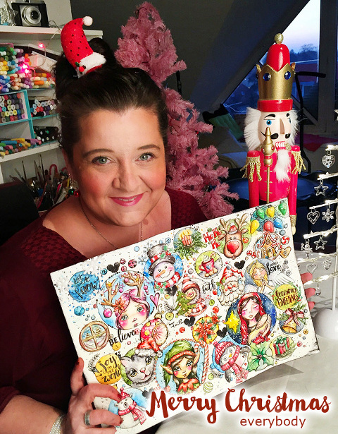 ArtsyAdventCalendar-December Daily Art by Andrea Gomoll