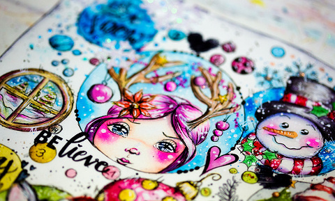 ArtsyAdventCalendar-December Daily Art by Andrea Gomoll