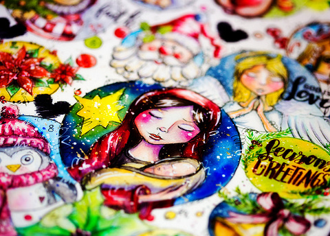 ArtsyAdventCalendar-December Daily Art by Andrea Gomoll