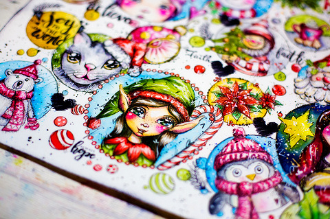 ArtsyAdventCalendar-December Daily Art by Andrea Gomoll