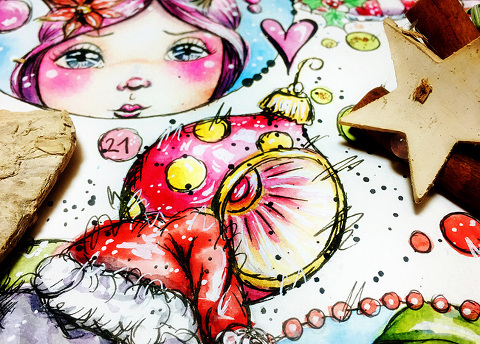 ArtsyAdventCalendar-December Daily Art by Andrea Gomoll