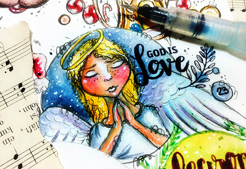 ArtsyAdventCalendar-December Daily Art by Andrea Gomoll