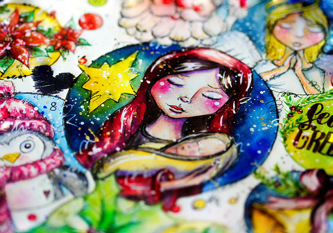 ArtsyAdventCalendar-December Daily Art by Andrea Gomoll