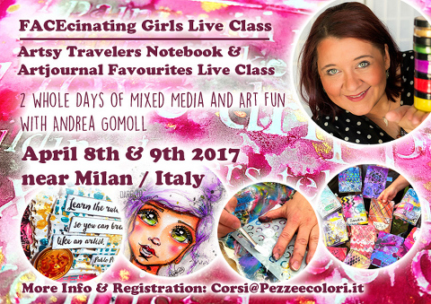 Art Workshop in Milan Italy with Andrea Gomoll 2017
