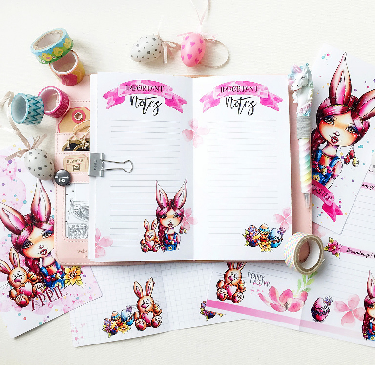 Easter Planner Page Andrea Gomoll