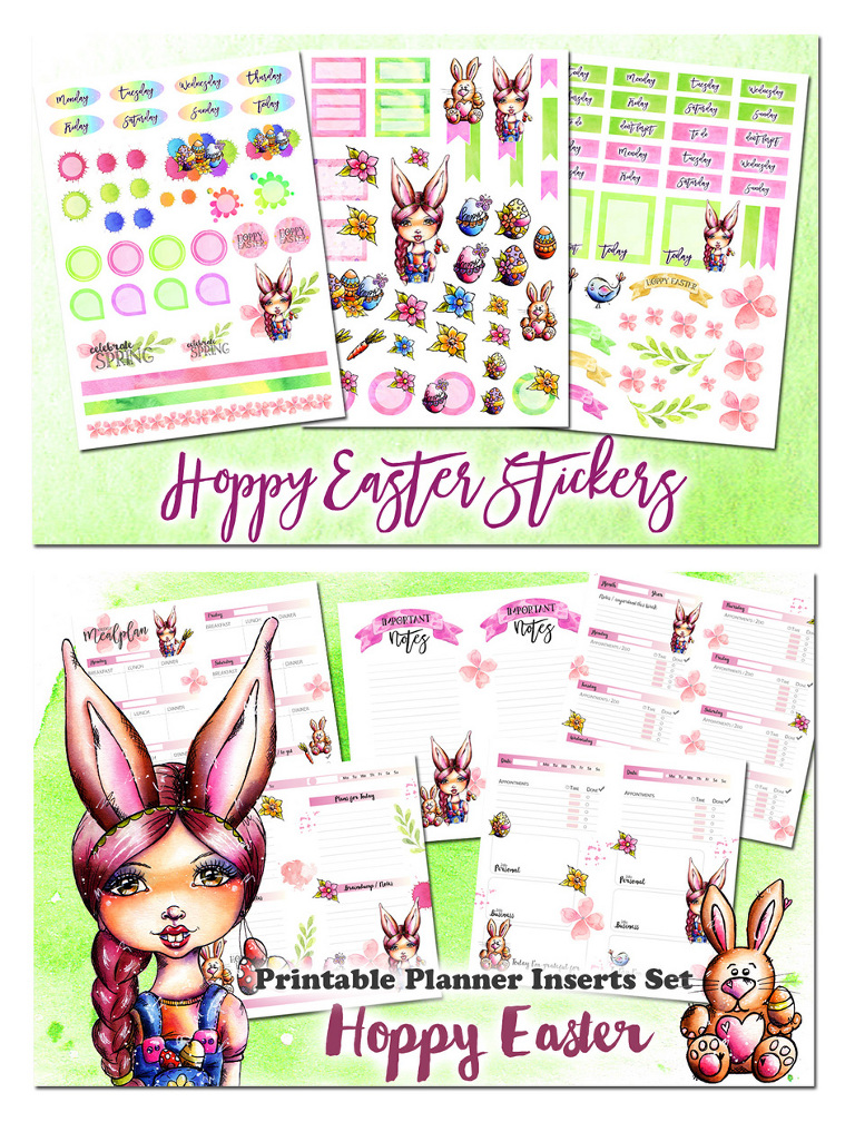 Easter Planner Inserts and Stickers