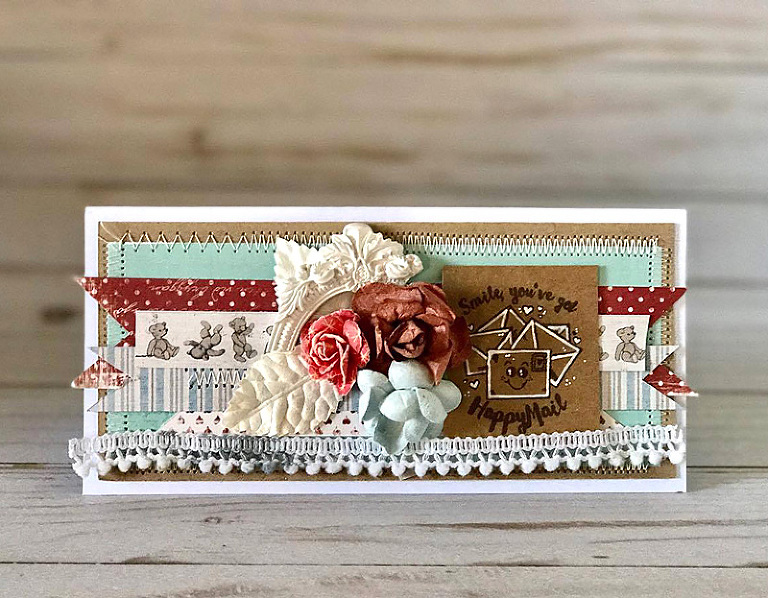 Card using Cre8tive Cre8tions Clearstamps