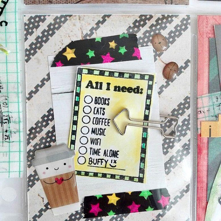 Pocketletter using Cre8tive Cre8tions Clearstamps for Penpals Happymail
