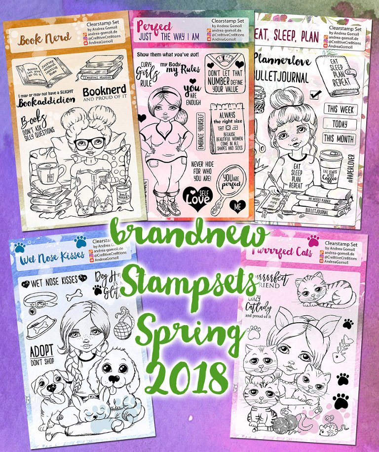 new Clearstamps Andrea Gomoll Cre8tive Cre8tions