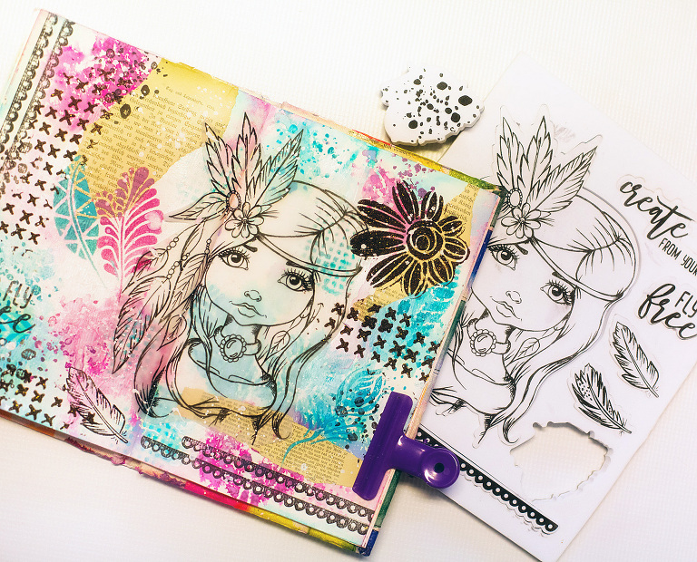 LDRS Artjournal Stamps by Andrea Gomoll
