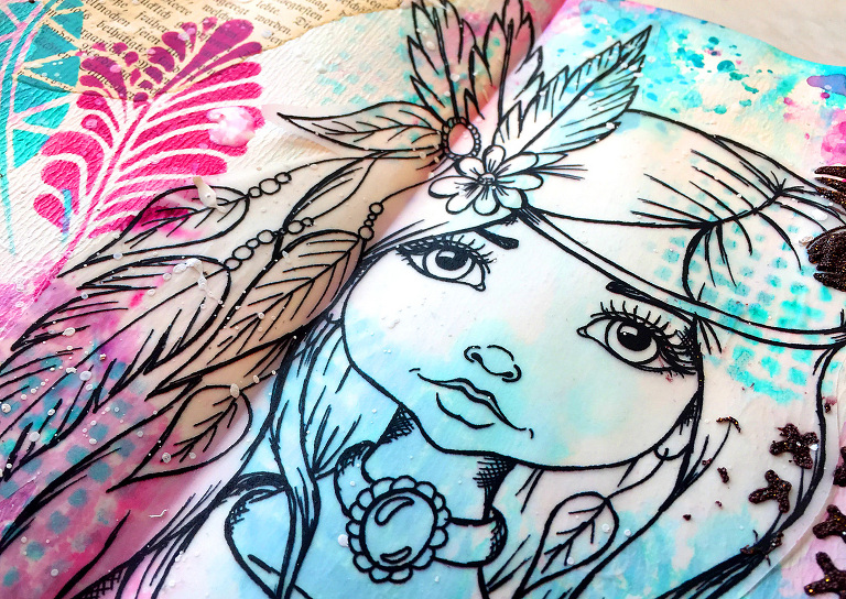 LDRS Artjournal Stamps by Andrea Gomoll