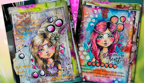 Cre8tive Cre8tions Andrea Gomoll Art Journal Stamps with LDRS Creative at HSN