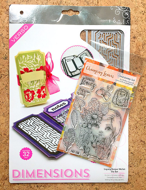 Tonic Studios Legacy Keeper Wallet Dies Mini Flipbook by Andrea Gomoll